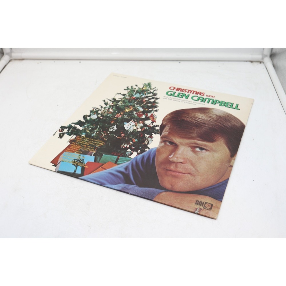 Vintage Glen Campbell Christmas Vinyl LP | SM-6699 | Hollywood Pops Orchestra - Picture 2 of 5